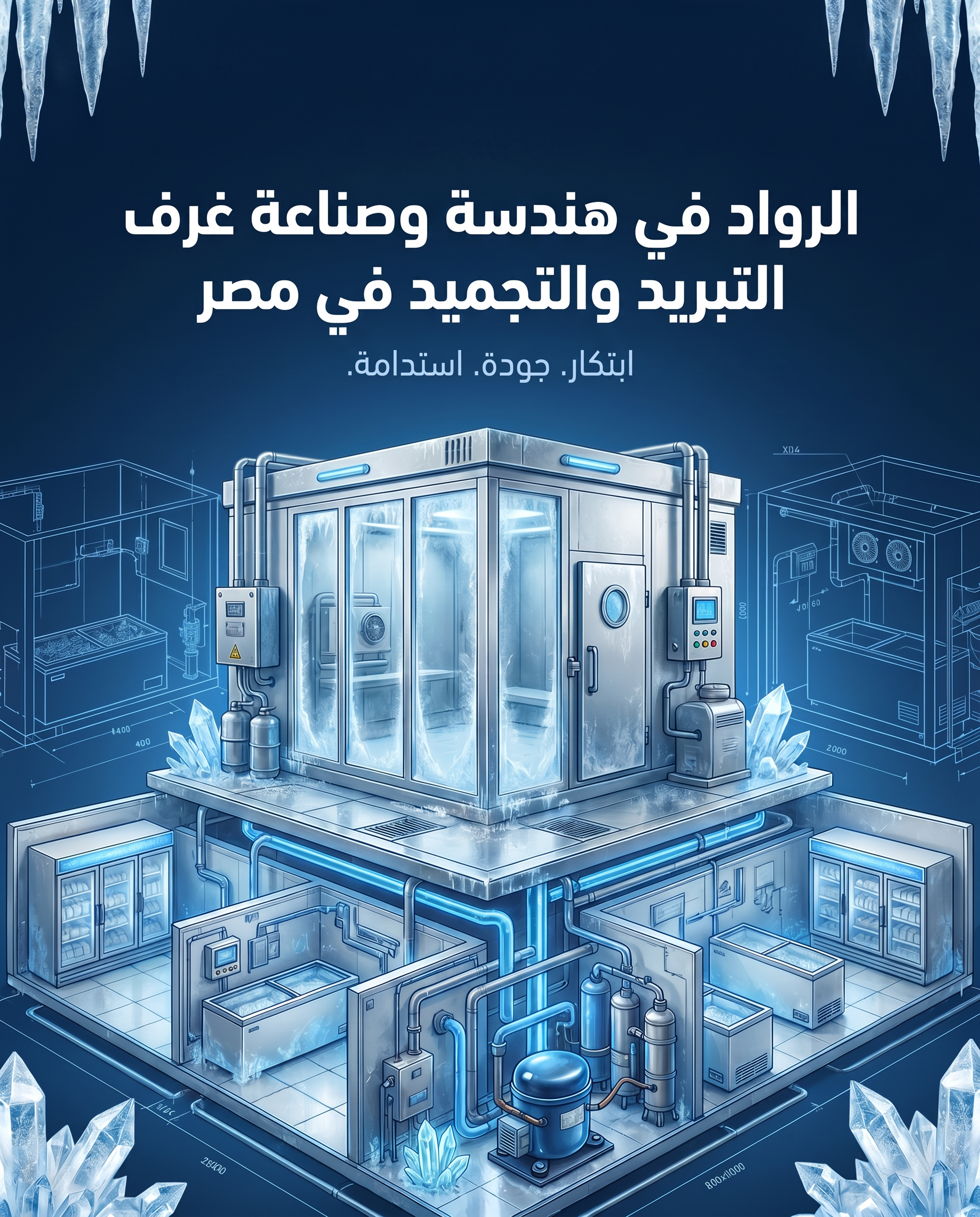 صيانة غرف التبريد